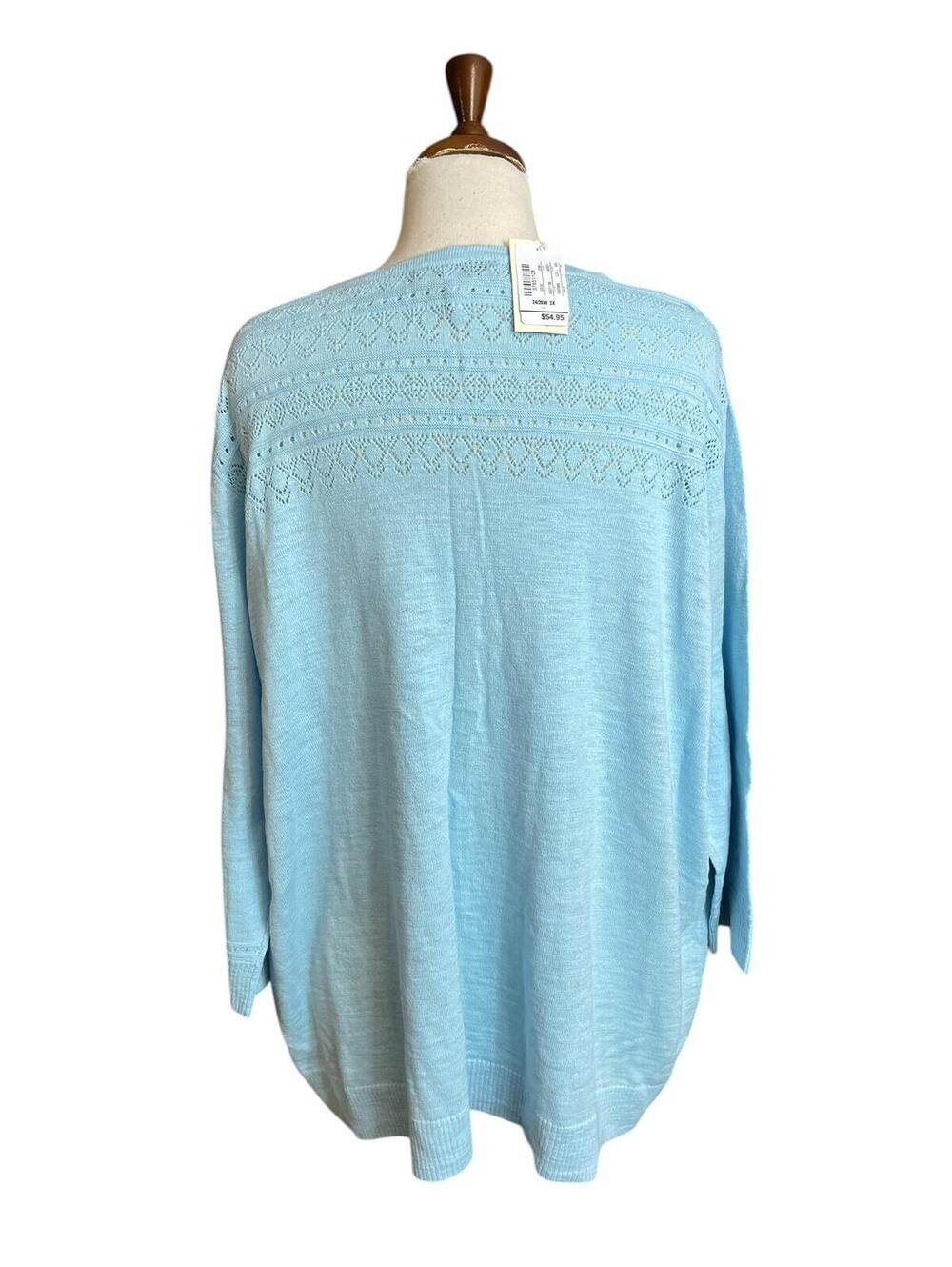 CJ Banks NWT cardigan sweater 3X - Picture 4 of 9